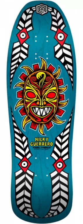 POWELL PERALTA DECK REISSUE GUERRERO MASK 10.0 X 31.75 (2 couleurs)