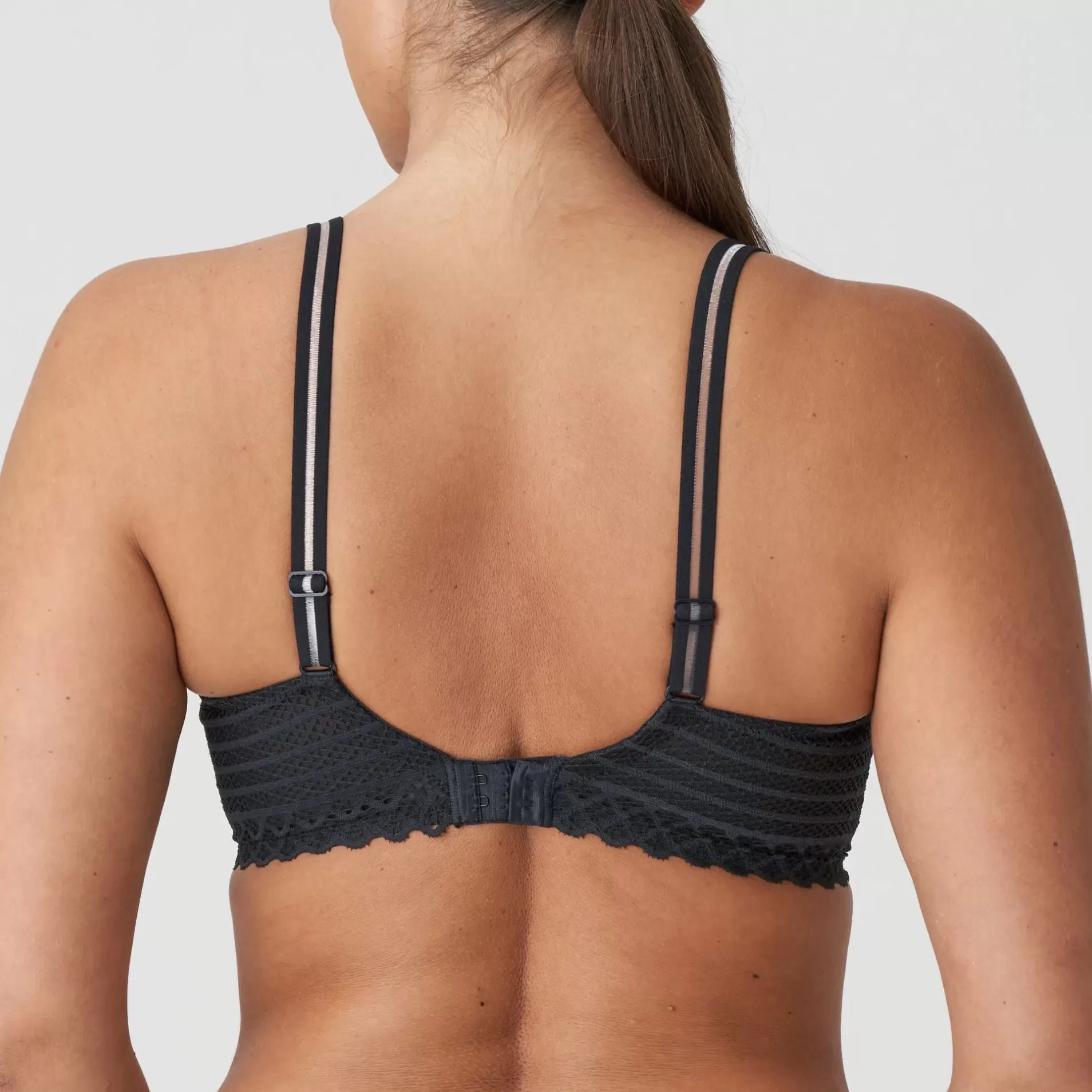 Prima Donna Twist East End Padded Heart Shape Bra in Black 0241930