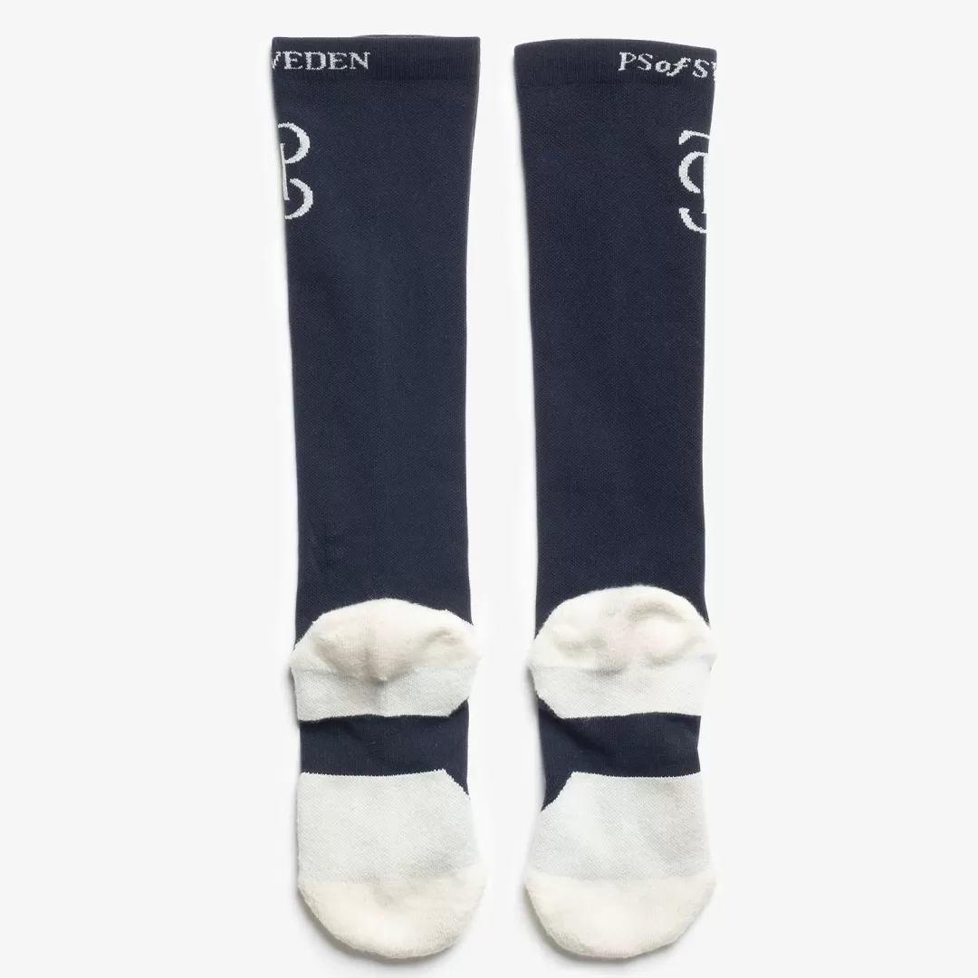 PS of Sweden Navy and Cream Holly Riding Socks