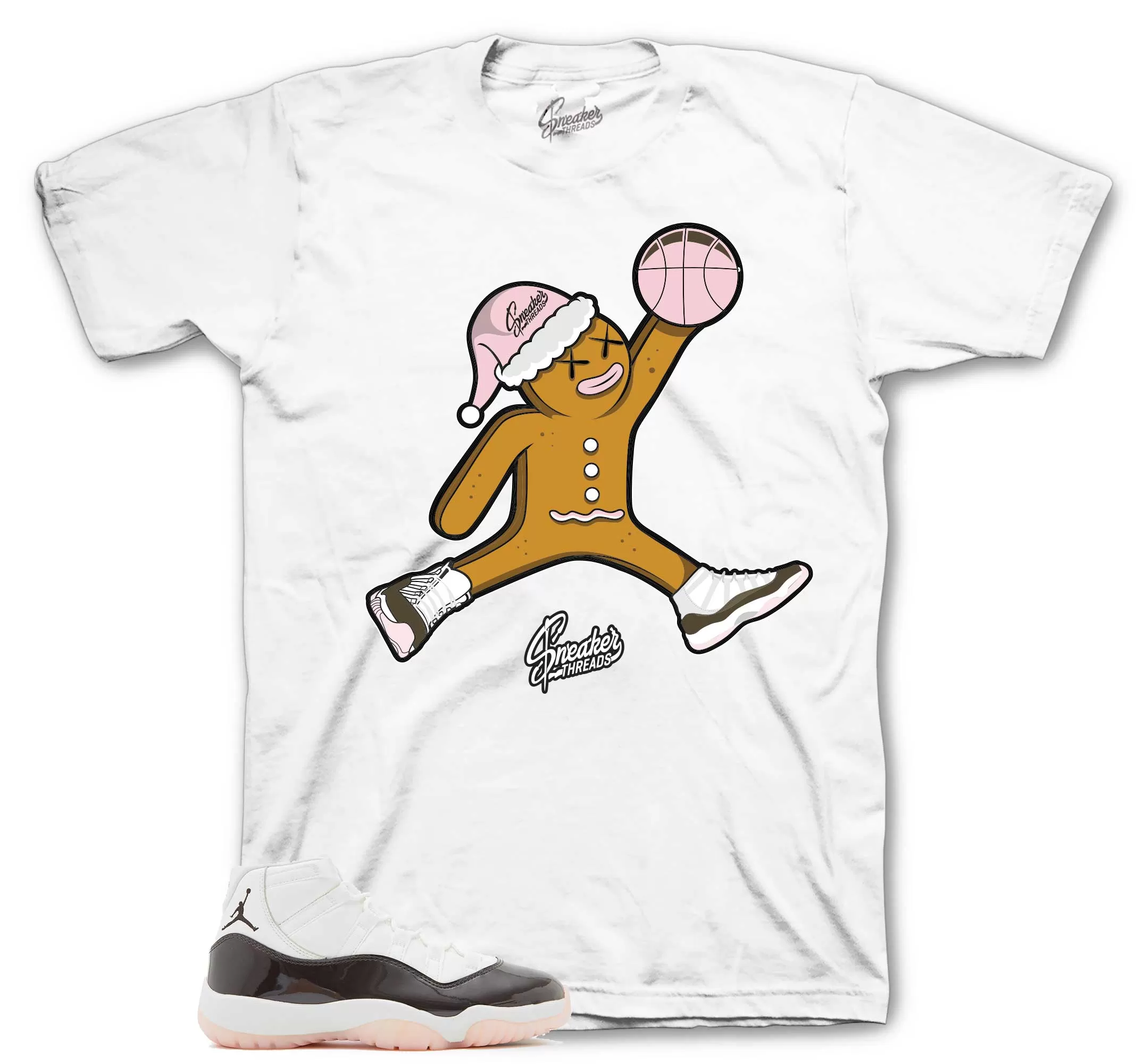 Retro 11 Neapolitan Shirt - Ginger Air - White