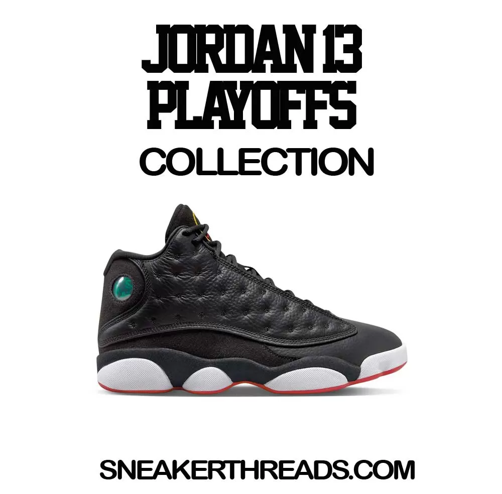 Retro 13 Playoff Shirt - Sneaker Game - Black