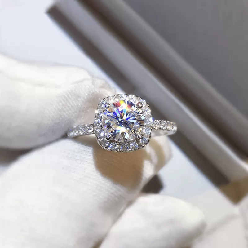 Simulated Carefully Crafted Diamond Rings