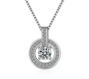 Solitaire 925 Sterling Silver Necklace