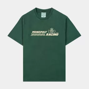 SP x Monopoly Racecar Mens Short Sleeve Shirt (Green/Cream)