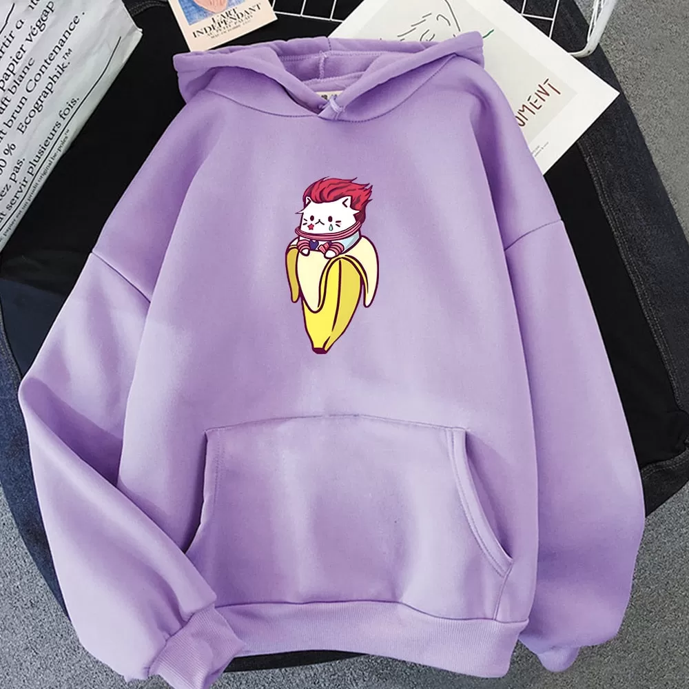 Special Cutes Banana Hunter X Hunter Hisoka Morow Hoodies Sweatshirt Oversized