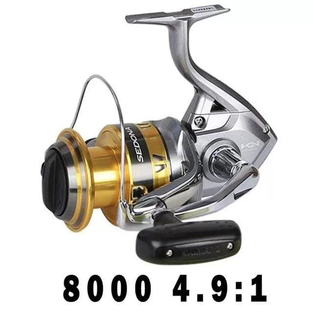 Spinning Fishing Reel SEDONA 5.0:1/6.2:1/4.7:1 Ratio 3 1BB HAGANE GEAR 3-11KG Power 1000-C5000XG