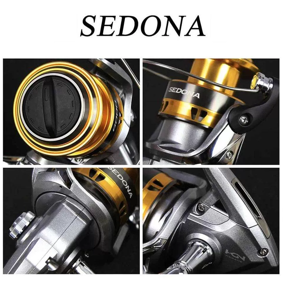 Spinning Fishing Reel SEDONA 5.0:1/6.2:1/4.7:1 Ratio 3 1BB HAGANE GEAR 3-11KG Power 1000-C5000XG