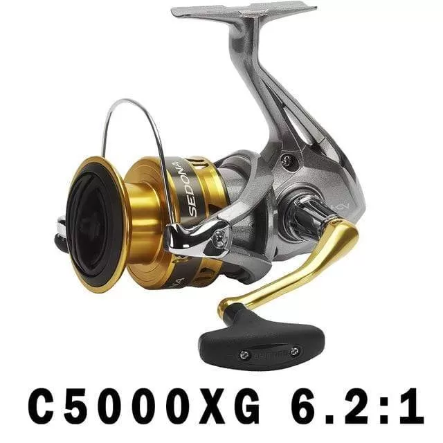 Spinning Fishing Reel SEDONA 5.0:1/6.2:1/4.7:1 Ratio 3 1BB HAGANE GEAR 3-11KG Power 1000-C5000XG