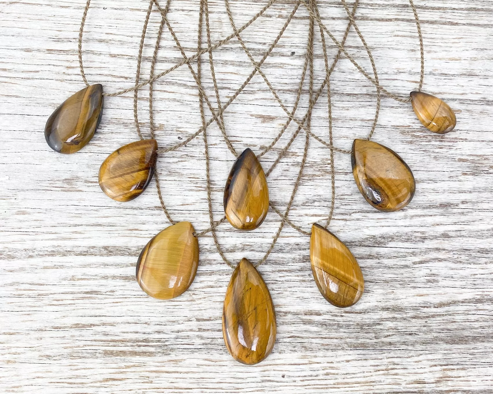 Stone Pendants-0726-Tiger's Eye