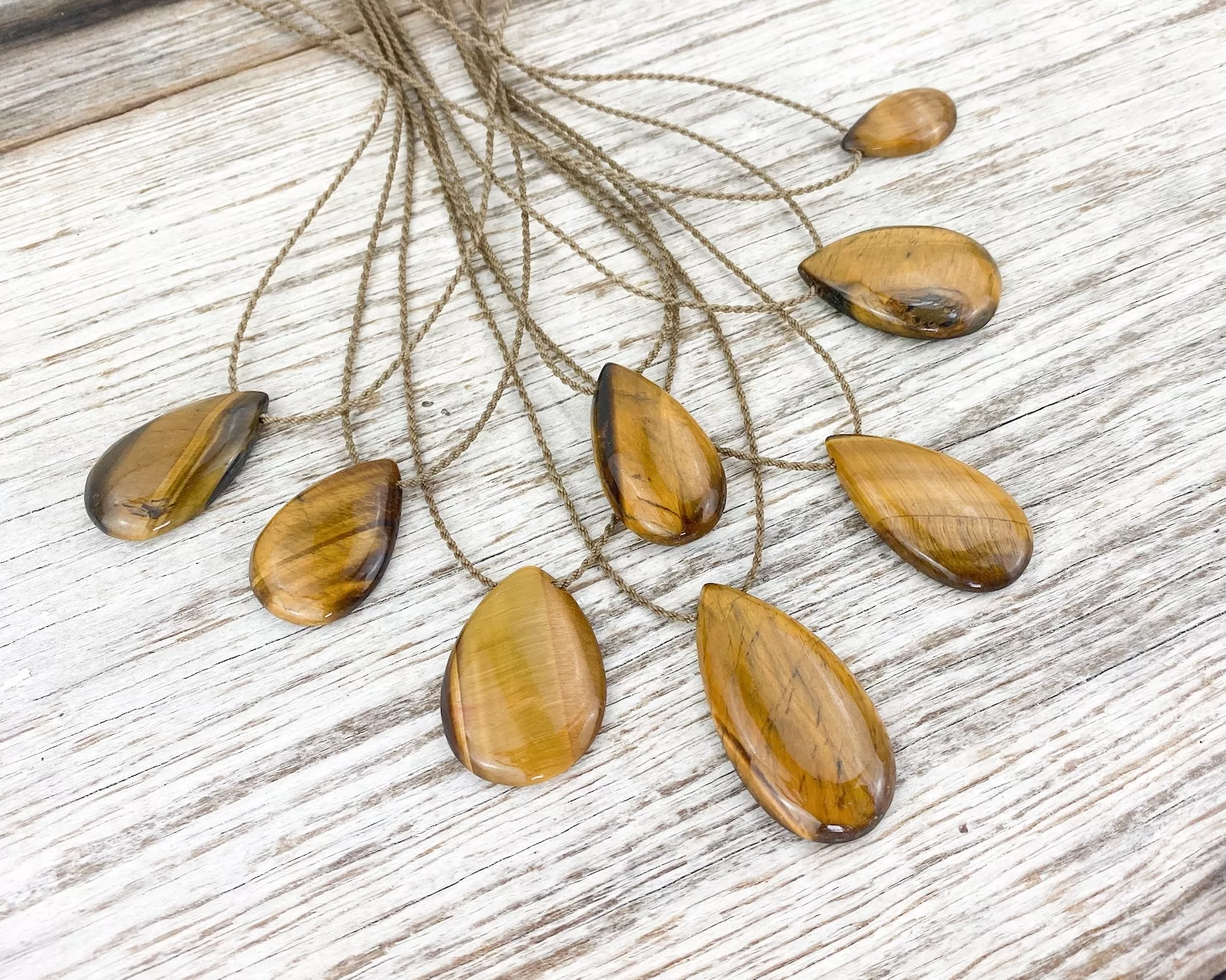 Stone Pendants-0726-Tiger's Eye