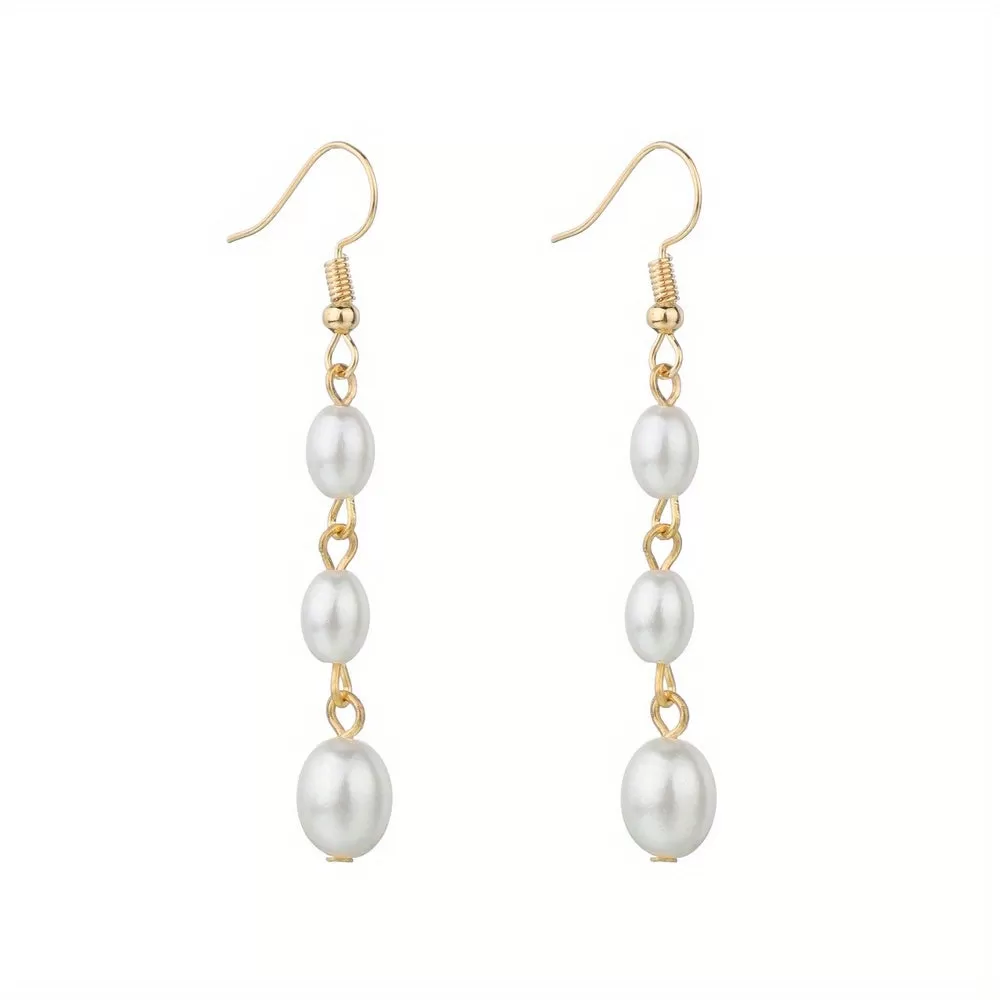 Stylish Waterdrop Faux Pearl Earrings for Women and Girls - Perfect Jewelry Gift