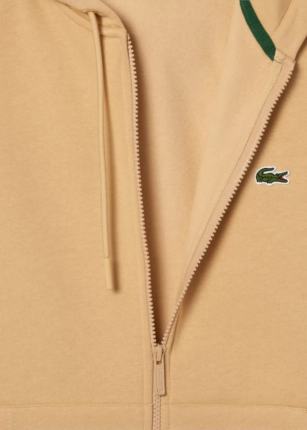 Sweat-shirt Zippé Lacoste beige