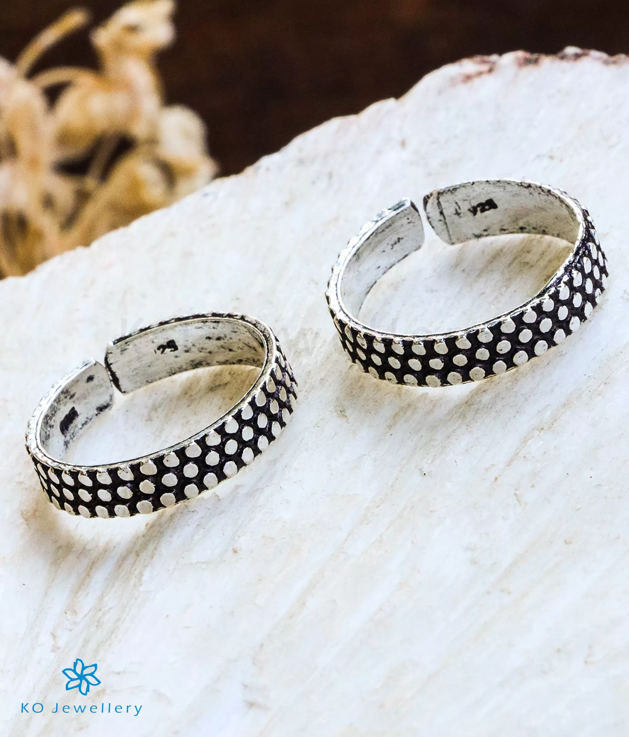 The Gauravi Pure Silver Toe-Rings