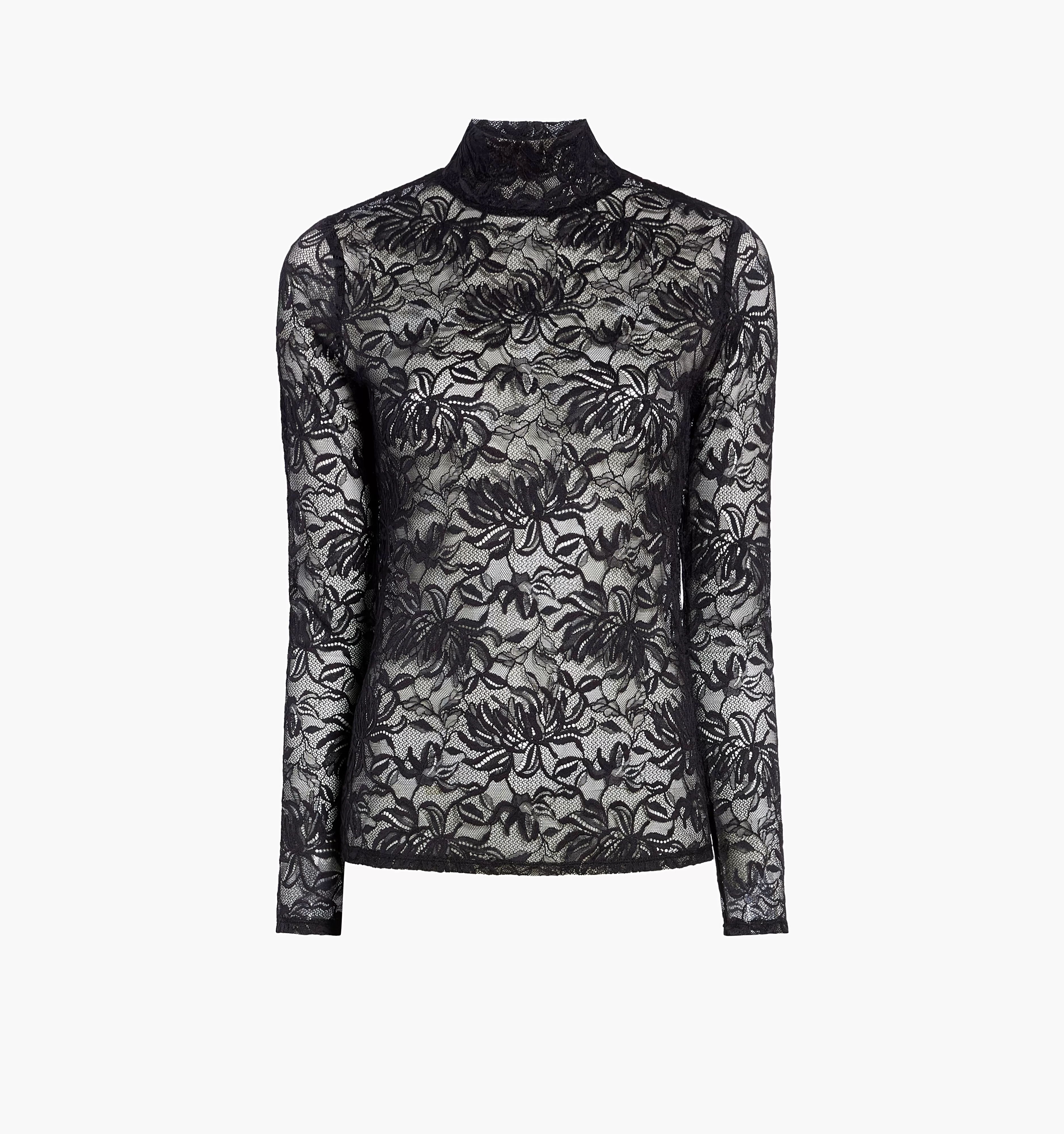 The Pia Top - Black Lace