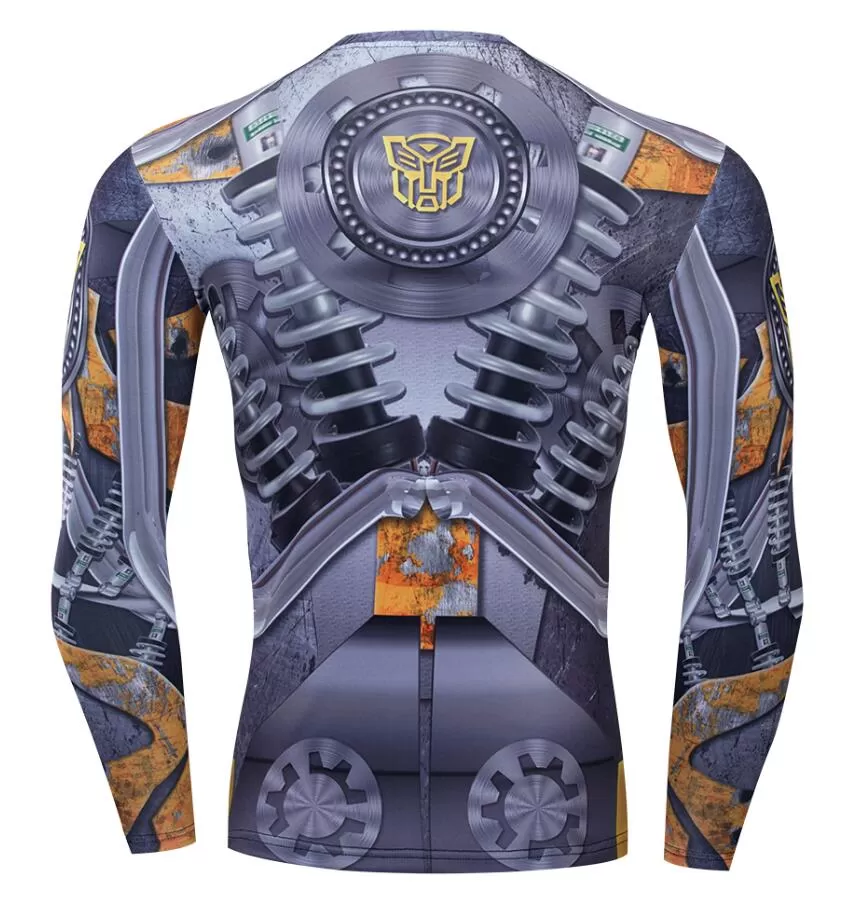 Transformers 'BumbleBee' Compression Long Sleeve Rashguard