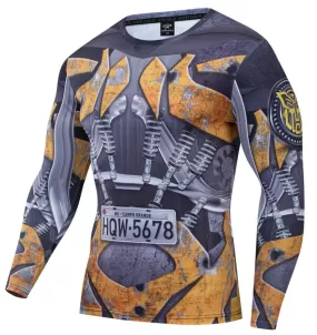 Transformers 'BumbleBee' Compression Long Sleeve Rashguard