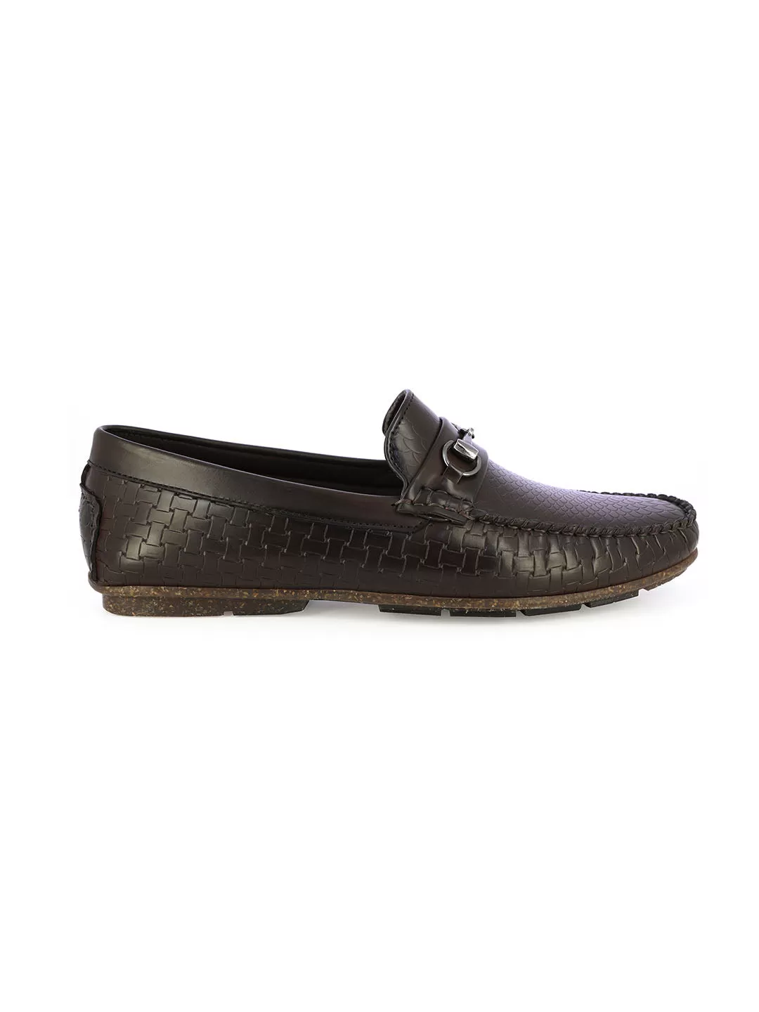 Travis Men's Brown Formal Loafers