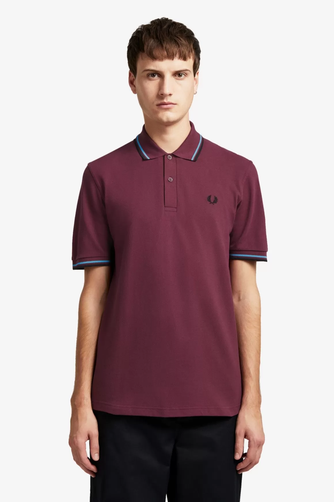 TWIN TIPPED FRED PERRY SHIRT MADE IN ENGLAND