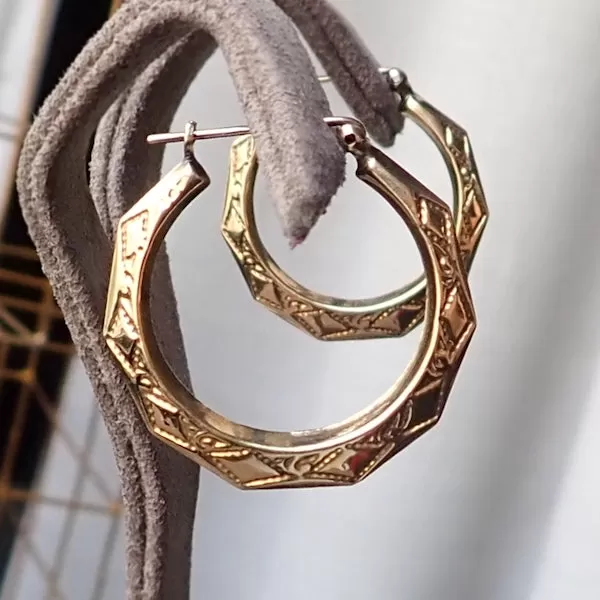 Vintage Hoop Earrings