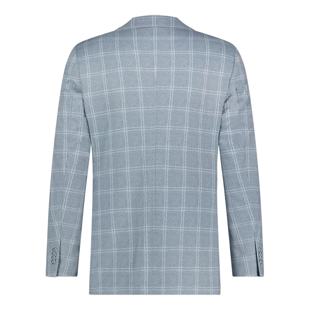 WINDOW PANE BLAZER (BLUE) - BLUE INDUSTRY