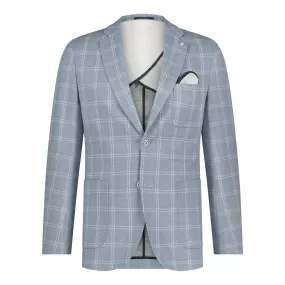 WINDOW PANE BLAZER (BLUE) - BLUE INDUSTRY