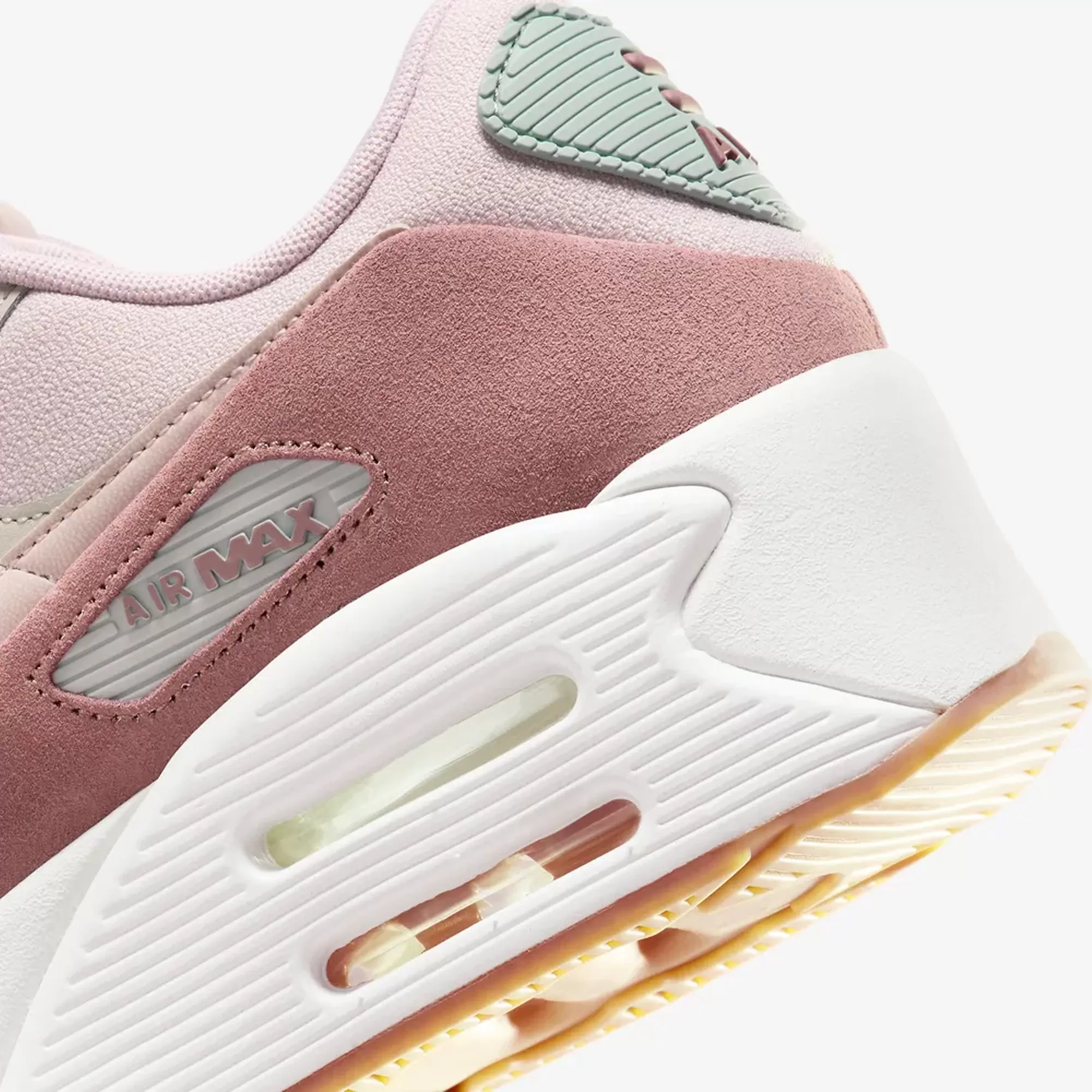 WMN'S AIR MAX 90 LV8 'LT IRON ORE/PLATINUM VIOLET-LIGHT PUMICE'