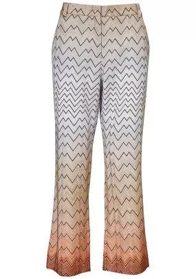 Zig Zag Capri Pant Lurex